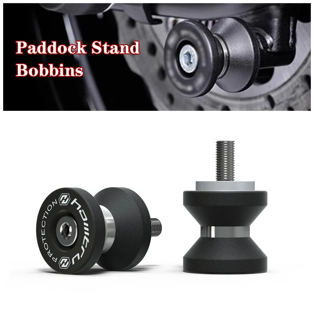 Paddock Stand Bobbins For Kawasaki ZX-10R ZX10R 2011-2015 Swingarm Spools Slider M8 Rear Stand Screw