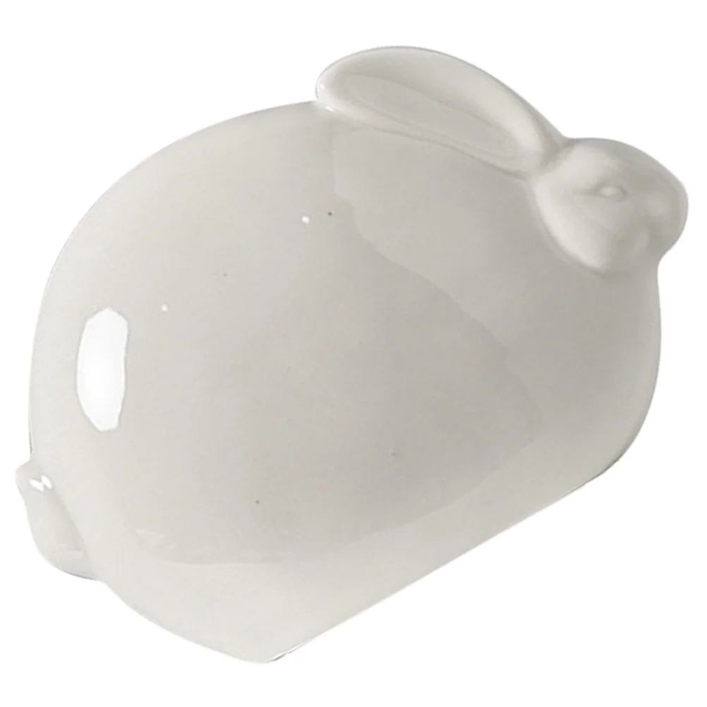 

Ceramic Rabbit Desktop Decor Small Lifelike Easter Ornament Creative Rabbit Craft Home Table Decoration Ceramic Bunny Ornament