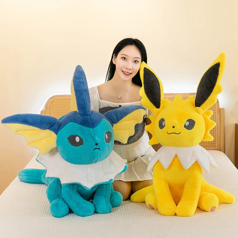

45cm New Style Kawaii Cute Pokémon Pokemon Thunder Water Eevee Plush Toy Dolls Best Birthday Gift for Girlfriend Christmas Gift