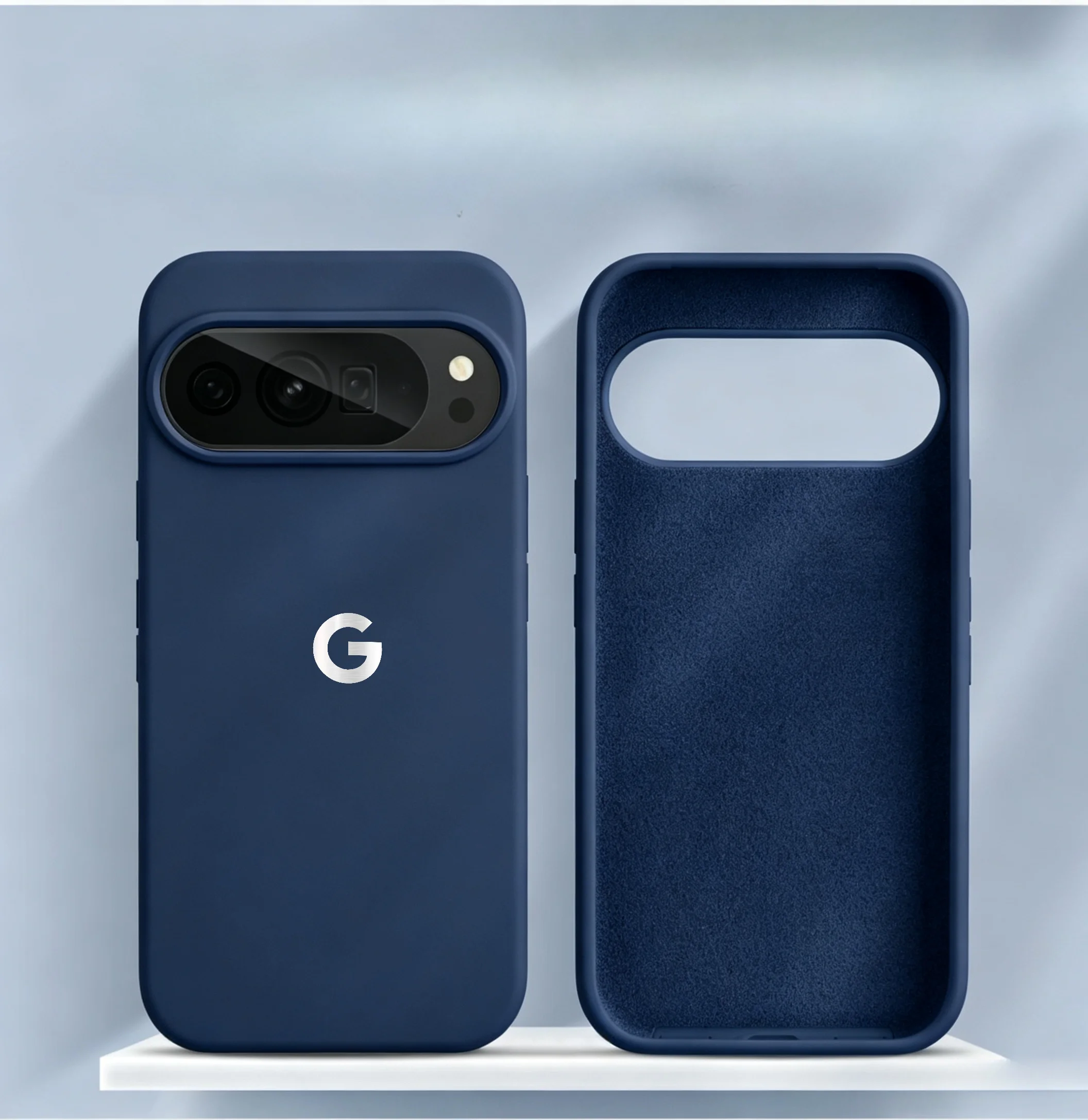 Hochwertige, hautfreundliche Original-Flüssigsilikonhülle für Google Pixel 11 Pro XL 10 Pro 11, stoßfester Bumper-Schutz für das Handy.