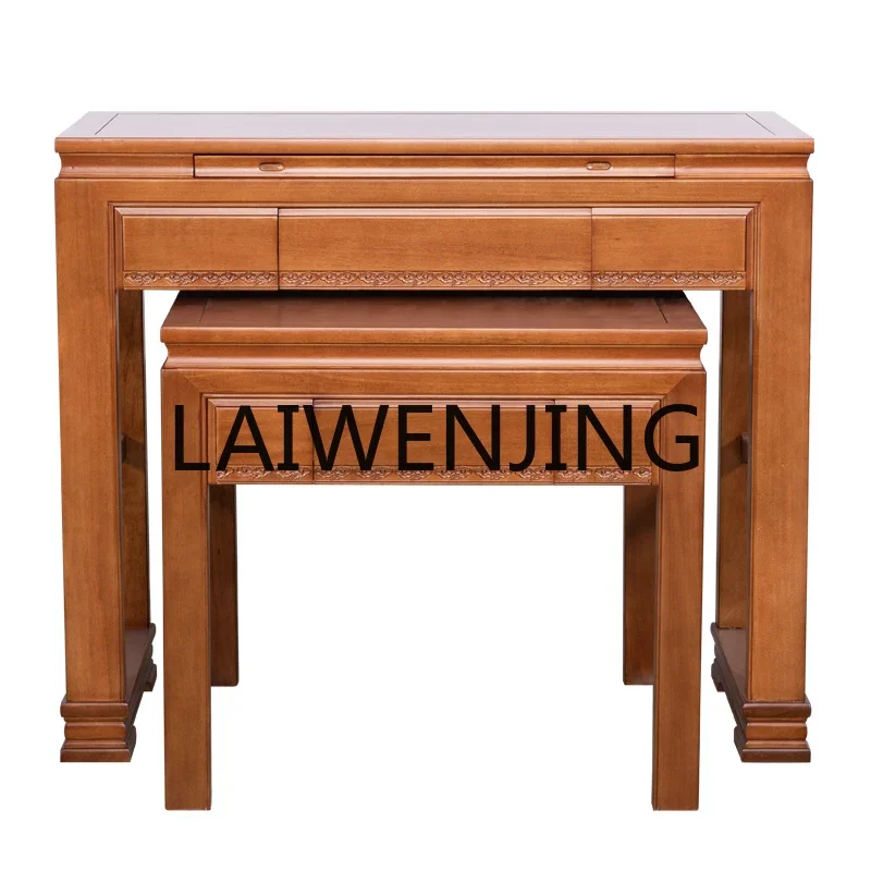 6Solid Wood Buddha Niche Altar Worship Chinese Central Hall Guanyin Buddha Utensils Altar Incense Table