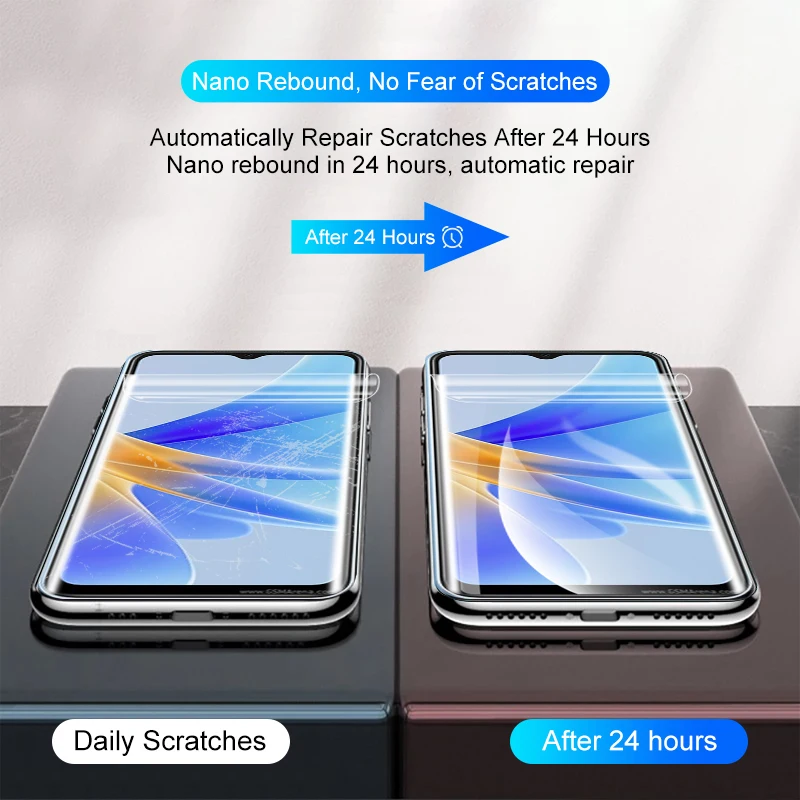 6in1 هيدروجيل لينة فيلم ل ممن لهم A17 A 17 17A كاميرا عدسة حامي ل ممن لهم A17K A 17 K 17A 6.56 بوصة فيلم حماية CPH2477