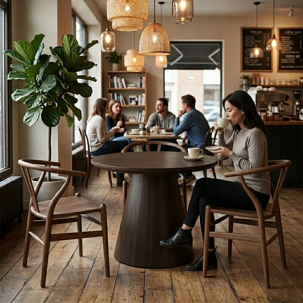 Tavolo e Sedie in Legno Rotond - Coffee Tea Lounge recensione e prezzo