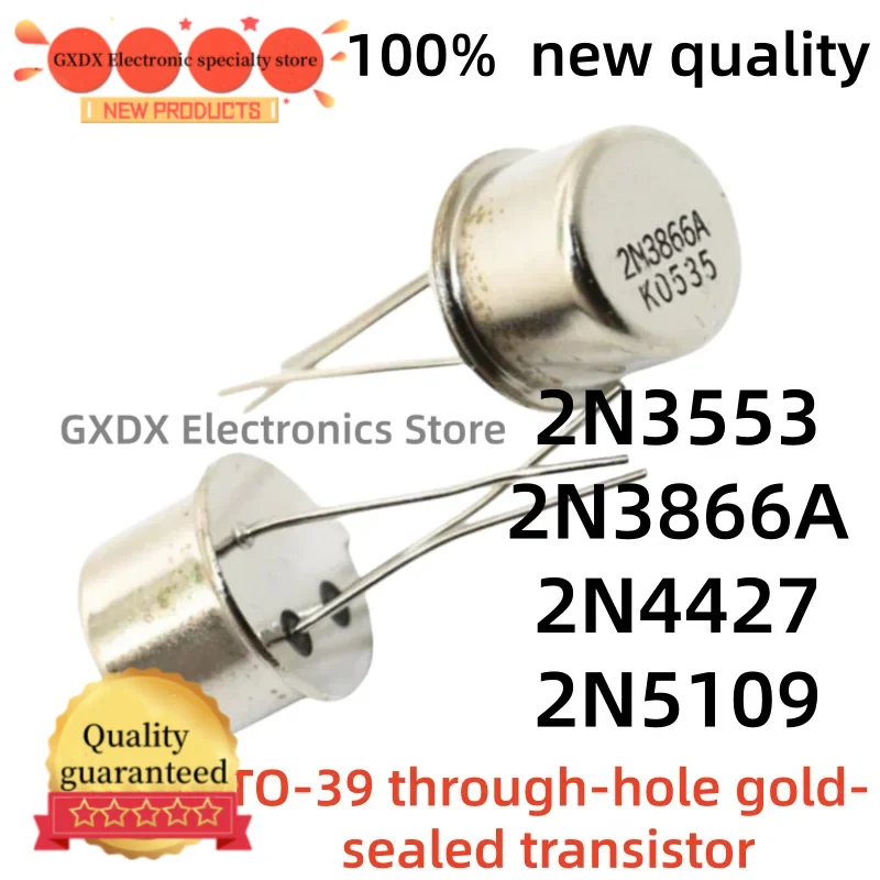 5-10piezas 100% nuevo quality 2N3866A 2N3553 TO39 2N4427 2N5109 Iron Cap TO-39 Gold Sealed Transistor In Stock Wholesale