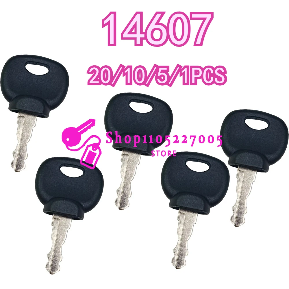 20/10/5/1PCS for Wacker Neuson 14607 Ignition Key Car Parts, Used for Starting, Ignition, Unlocking, and Opening Car Doors