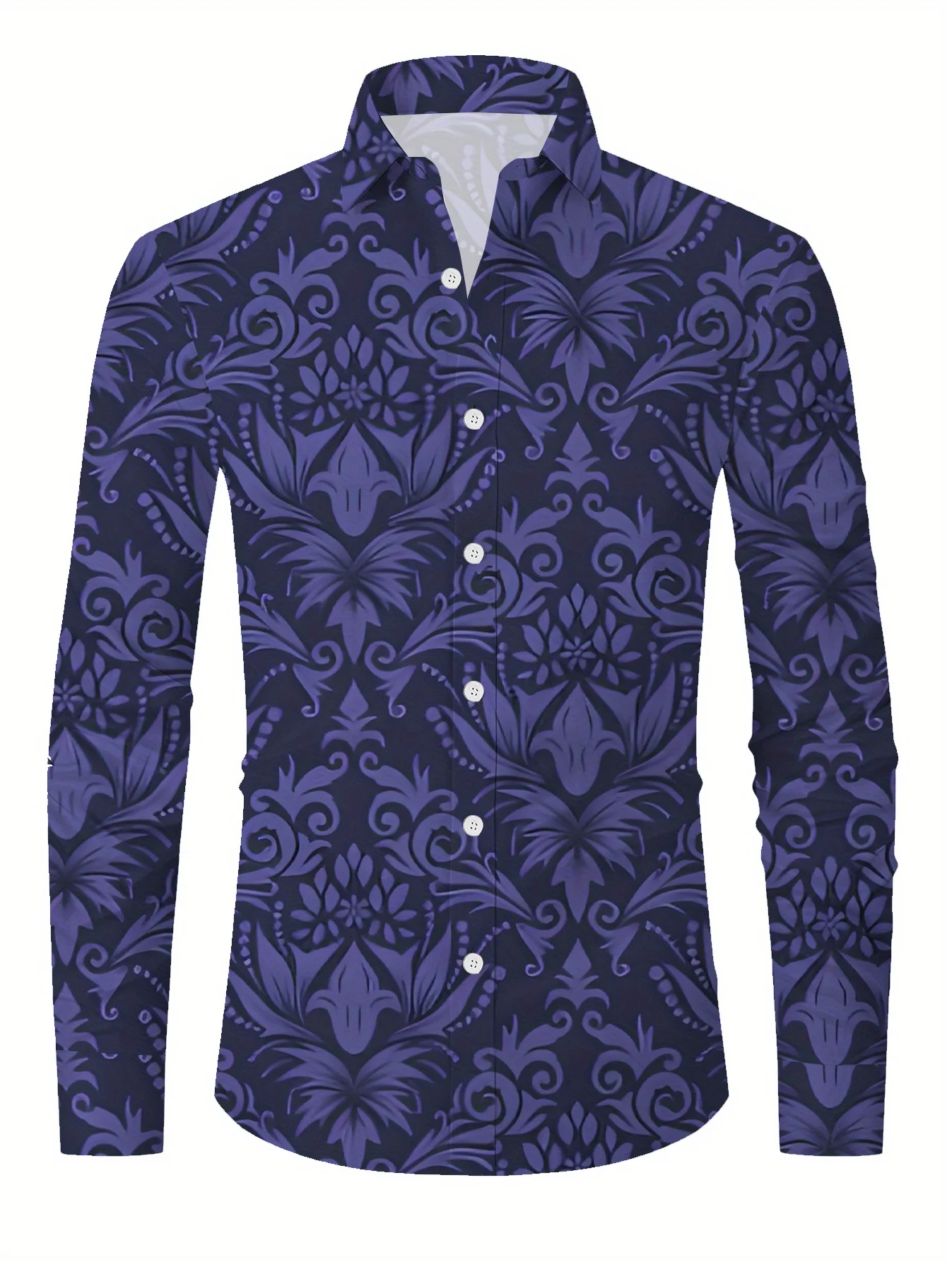 

Men's casual fashion long-sleeved shirts look good in all seasons, and the new patterns come in a variety of pattern