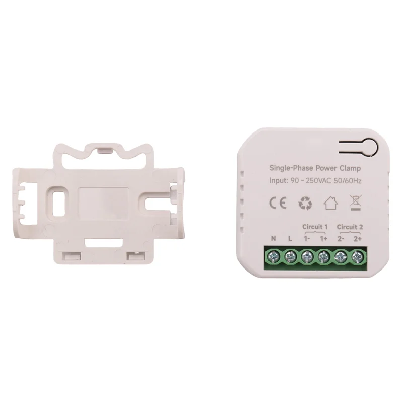 CEA 2X Tuya Smart Life Wifi Energy Meter 80A With CT Clamp Kwh Power Consumption Monitor Electricity Statistics, 2 CT