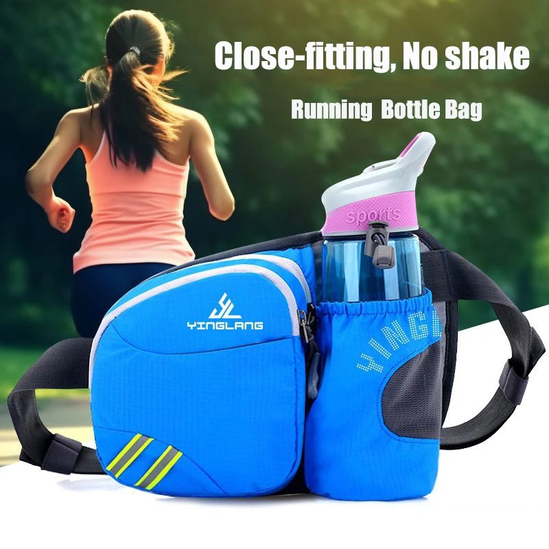 Running Fanny pack Outdoor Sports Kettle Waist Bag Multi-functional Cycling Mountaineering Bag Marathon Sports Equipment