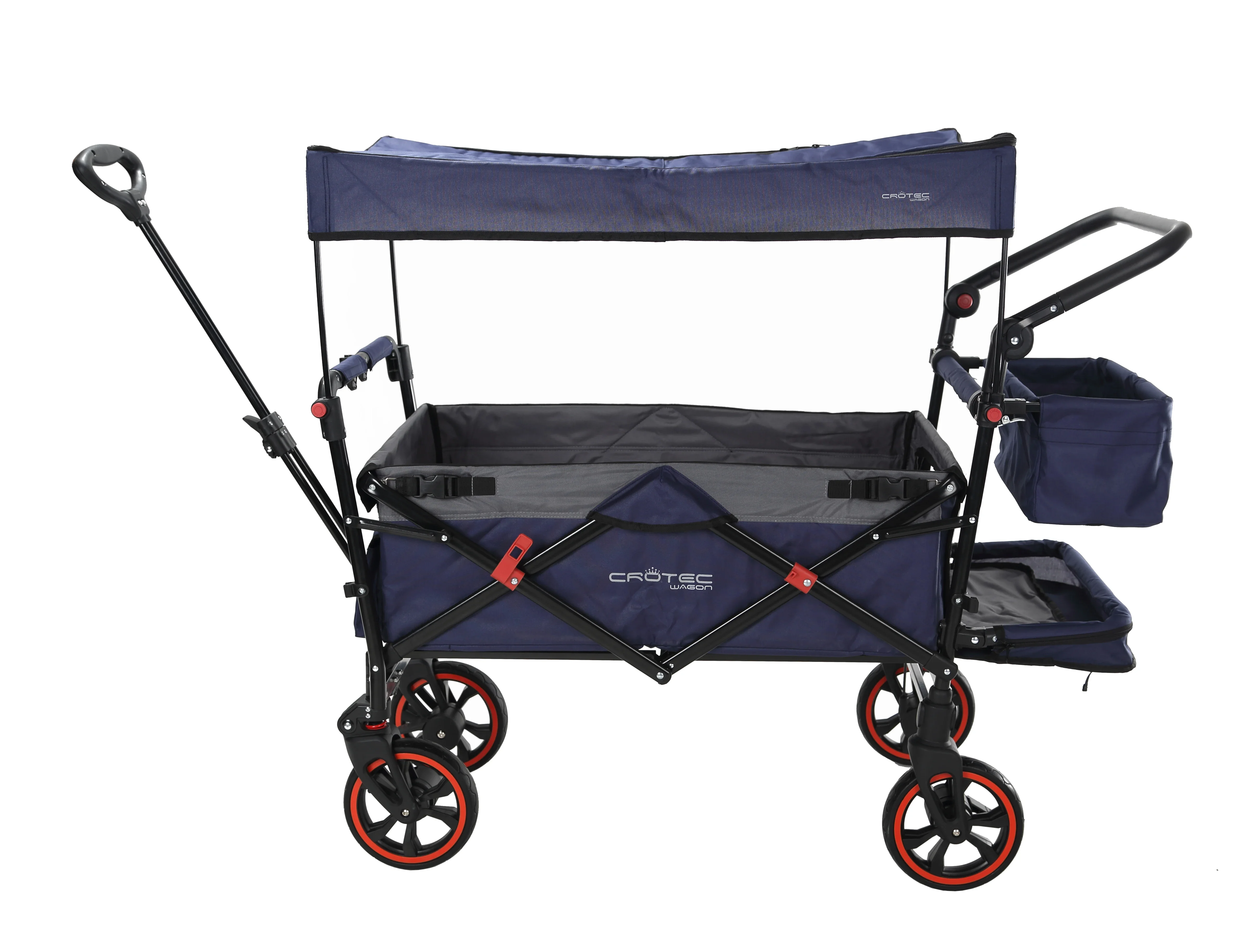 Factory Wholesale Beach Folding Utility Cart Wagon For Children Kids With Canopy