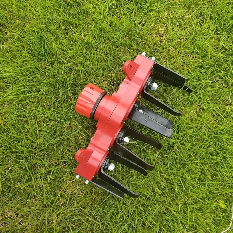 Lawnmower accessories and weeding tools: New type of weeding wheel, multi-claw hoe