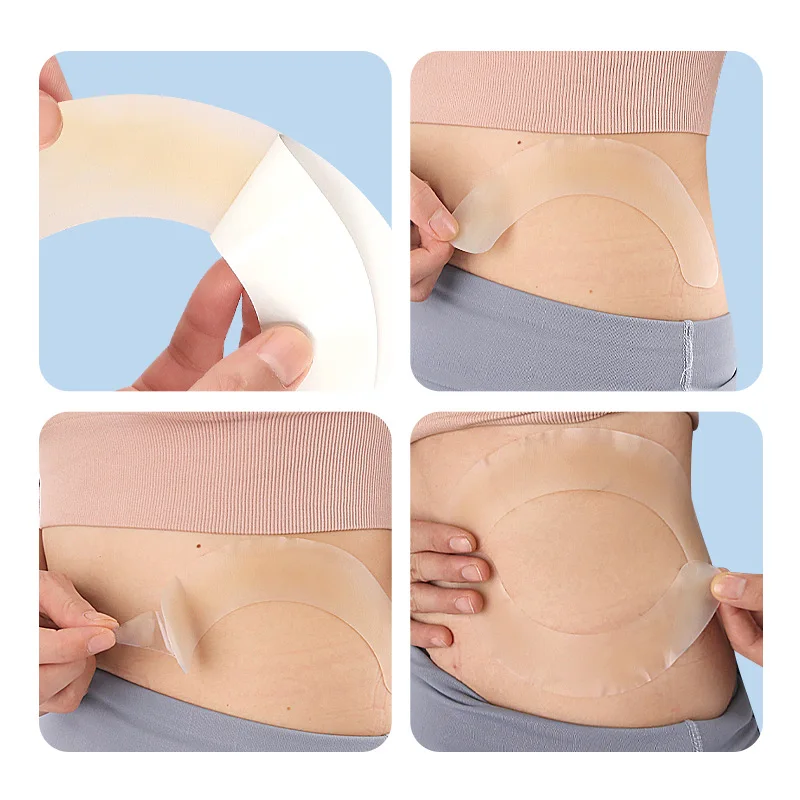 

Ostomy bags chassis reinforcement patch anti curling edge Spunlaced Non-woven elastic adhesive tape,Colostomy Stoma Care Supply