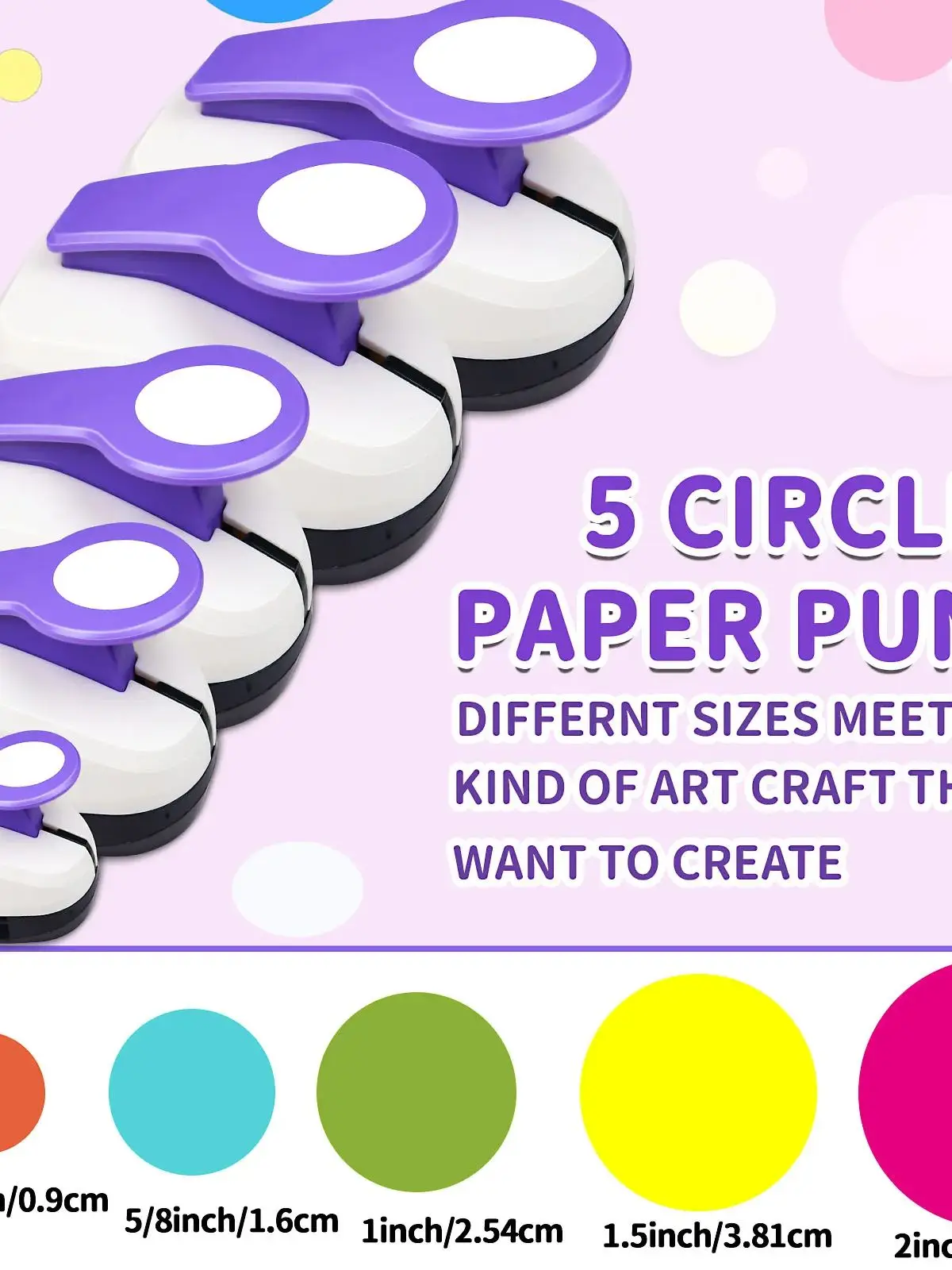 Perforateur de papier à trou circulaire 50mm 38mm 25mm 16mm 9mm 35mm 28mm 22mm 18mm, coupe-papier circulaire, poinçons pour l'artisanat du papier