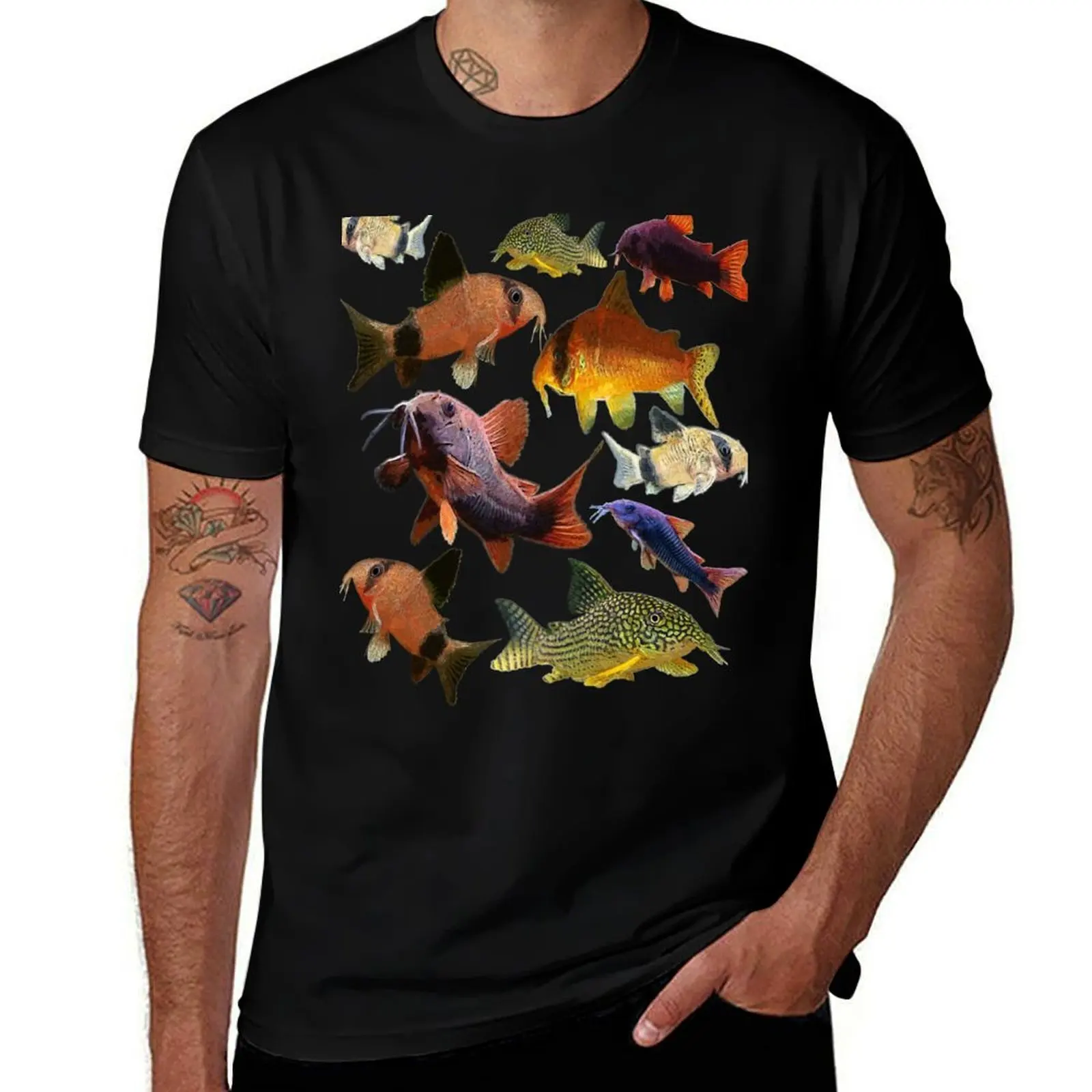 

Corydoras Collage T-Shirt t shirts cotton 100% black cotton t-shirt plain for man package anime t shirts oversize T-shirt