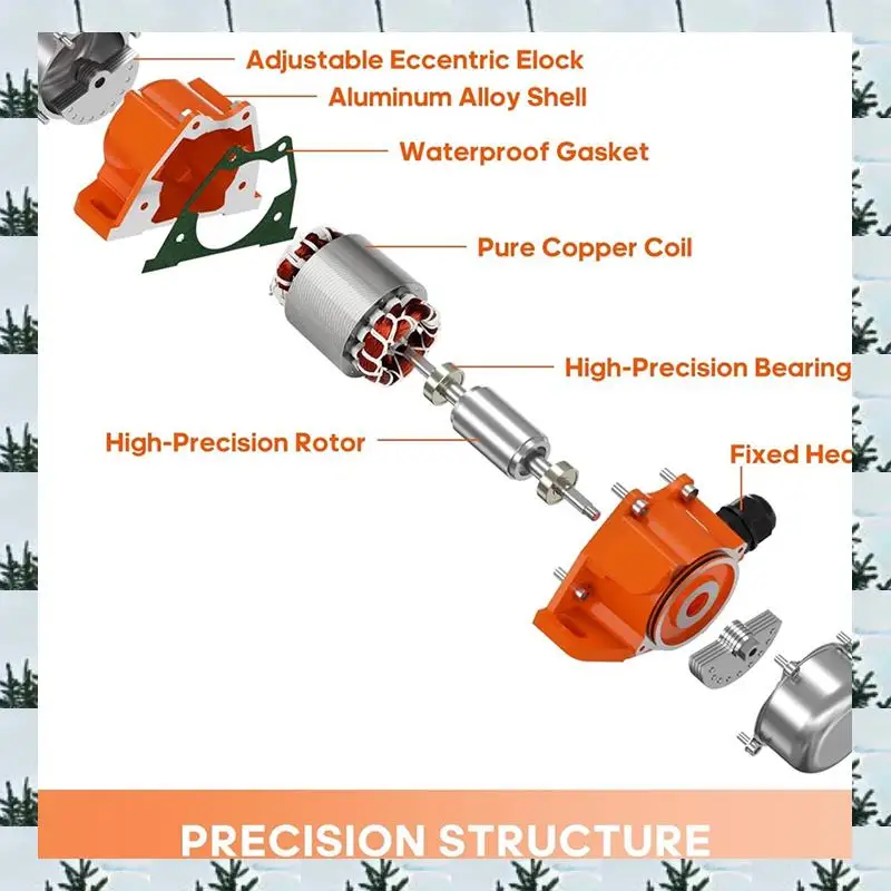 Concrete Vibrator Waterproof Vibrating Motor 30W 110V 3600Rpm For Shaker Table Parts