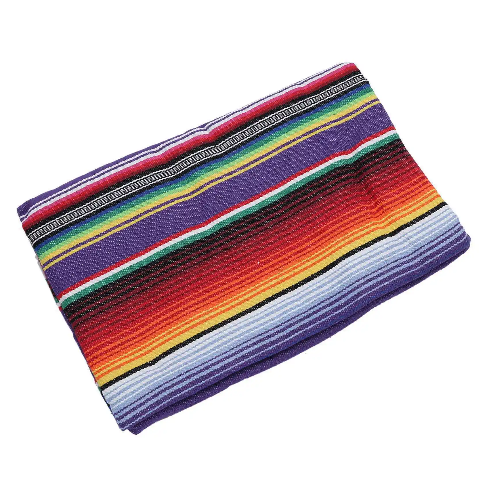 A96K-2X Mexican Tablecloth For Mexican Party Wedding Decorations, Mexican Saltillo Serape Blanket Bed Blanket Table Mat