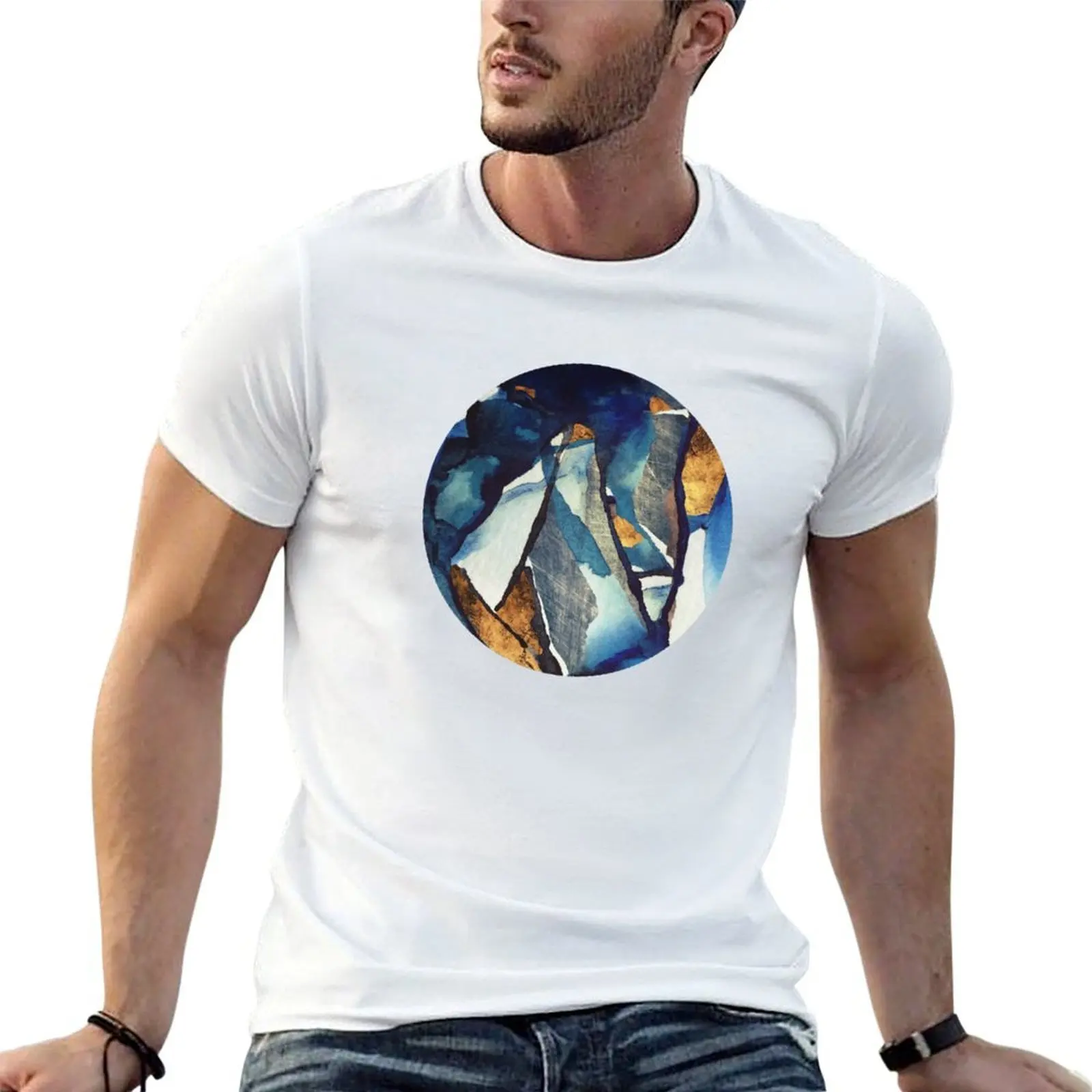 

Cobalt Abstract T-Shirt black cotton t-shirt plain for man package funny t shirts cotton T-Shirt