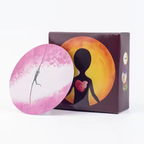 INUK 98 Cards Deck Psychology Board Game for Parties Tabletop Group Game 8.4x8.4CM Enhance Precognition Skills and Social