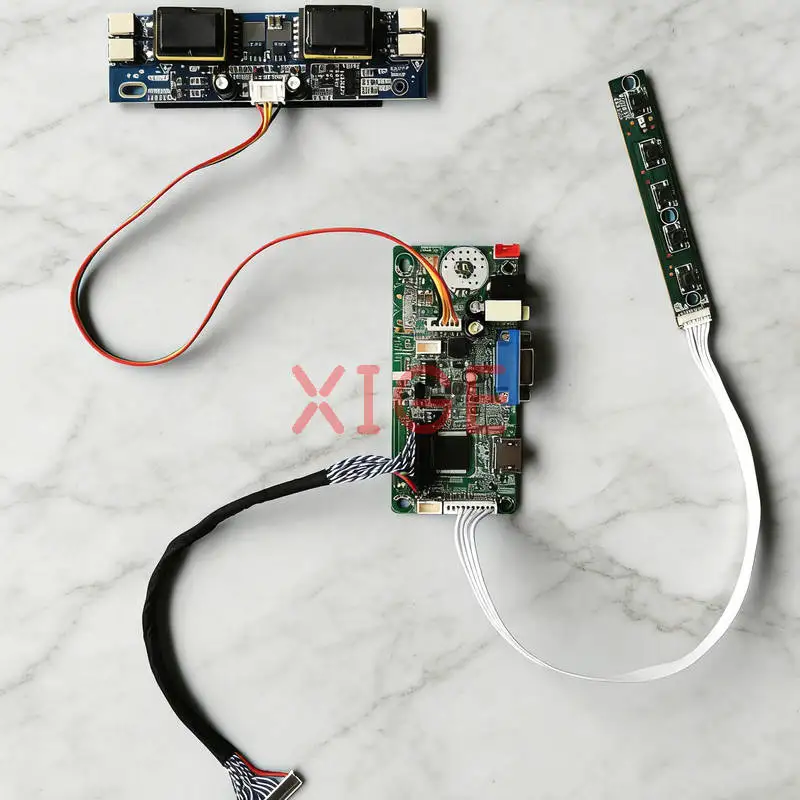 

Плата привода контроллера монитора подходит для LTM170EH LTM170EP01 LTM170EX LTM170EU 4-CCFL 1280*1024 HDMI + VGA LVDS 30-контактный 1280x1024 DIY Kit