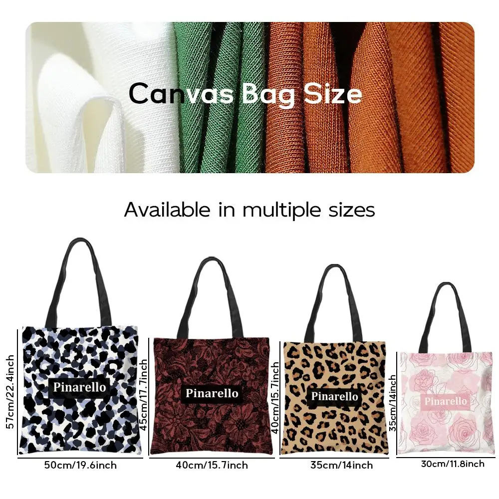 Storage Bags Casual Portable Shoulder Bag Lightweight Shopping Bag Reusable Linen Bag Bicycle Activity Reward Gifts P-Pinarello