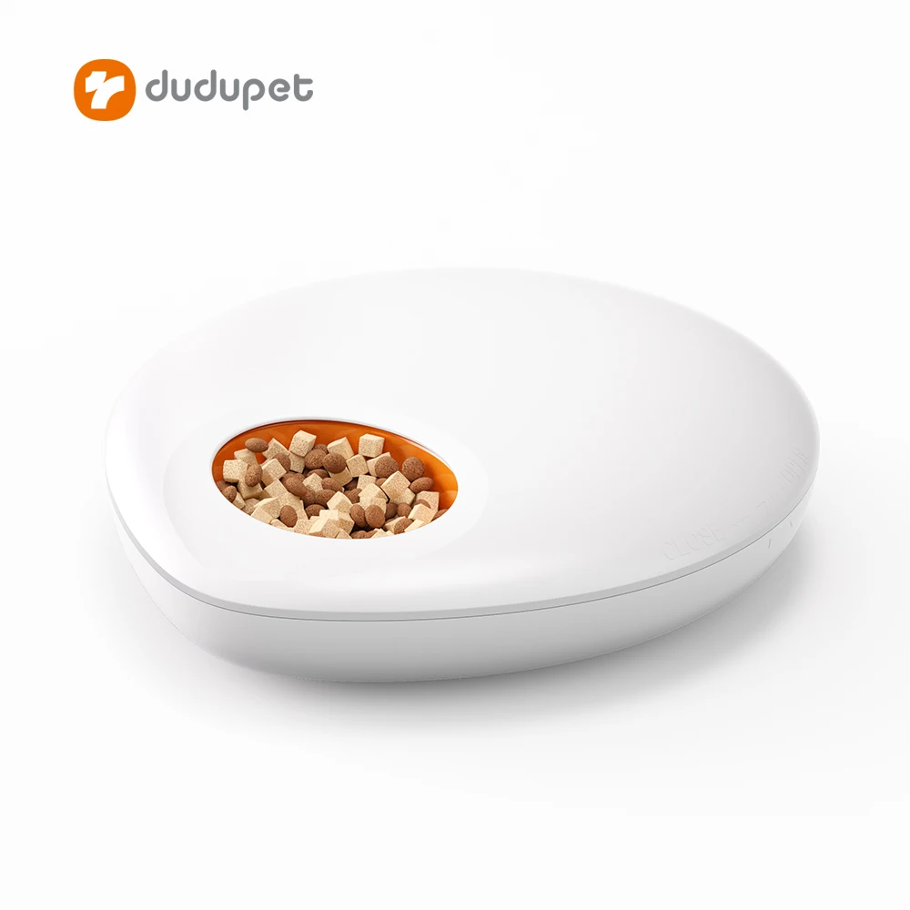 Dudupet Автоматическая кормушка для влажных пищевых продуктов для домашних животных 5, диспенсер для свежих продуктов питания с двумя пакетами льда