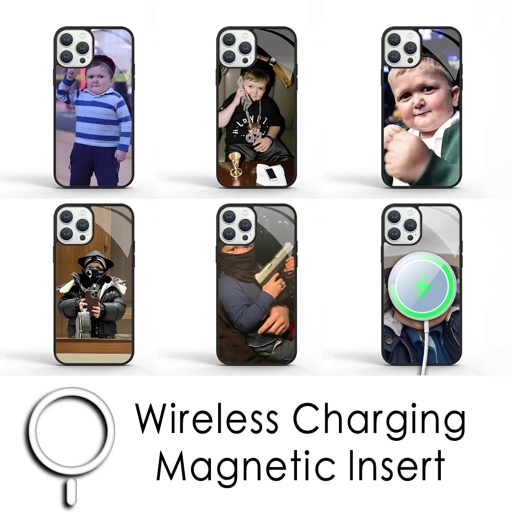 

Funny Hasbulla Phone Case For IPhone 16 15 Pro Max Case 14 Plus 13 12 11 Magesafe Magnetic Wireless Charge Cover