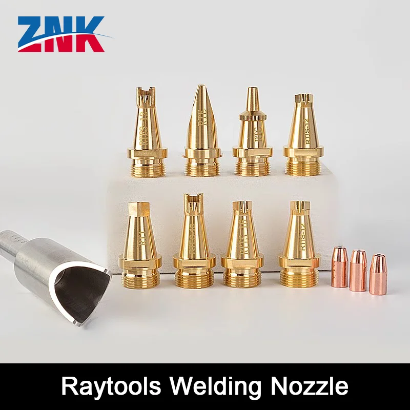 Original Raytools Handheld Welding Nozzle Kit 12 Pieces Wire Guide Nozzles Wire Feeding Nozzles Graduated Tubes