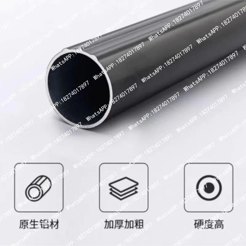 Aluminum Alloy Telescopic Rod Durable And Anti Rotation Oxidized Black Roller Brush Sand Rack Extension