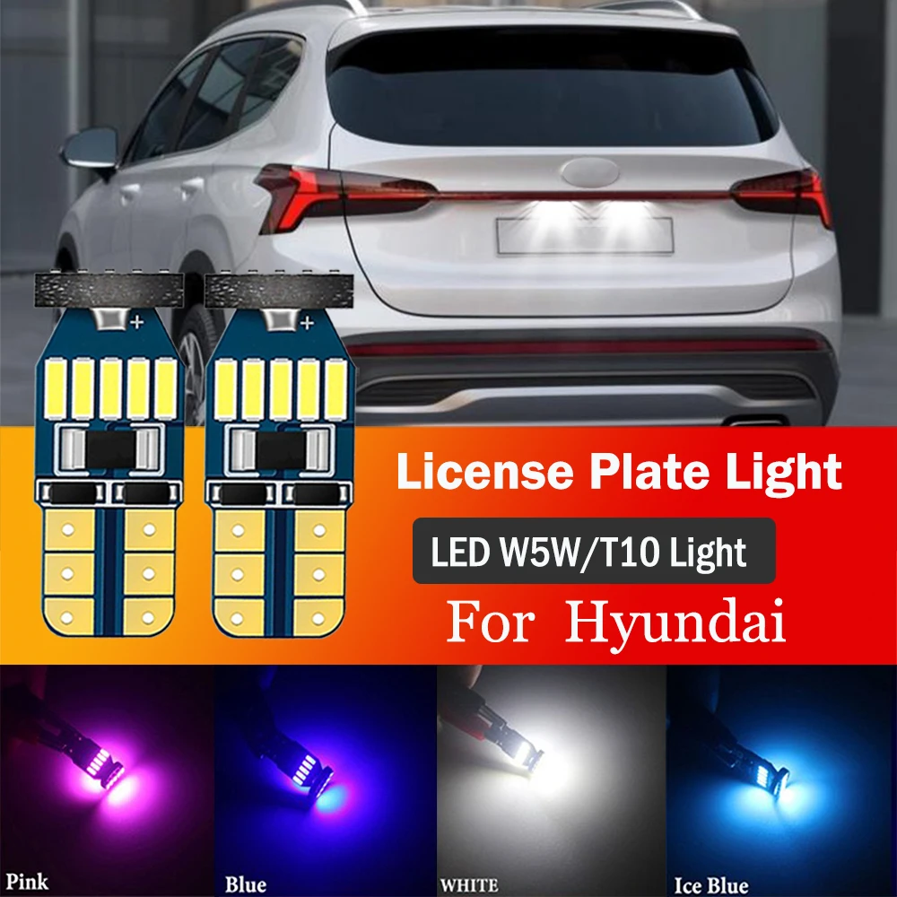 

W5W T10 Led Canbus Parking Side Vehicles Clearance Lamp License Plate Bulb For hyundai santa 2008 2010 2016 2018 2020 2023