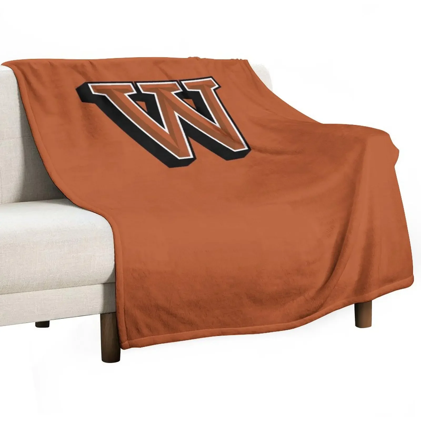 Waynesburg University yellow jackets Throw Blanket Decorative Beds Beautifuls Blankets