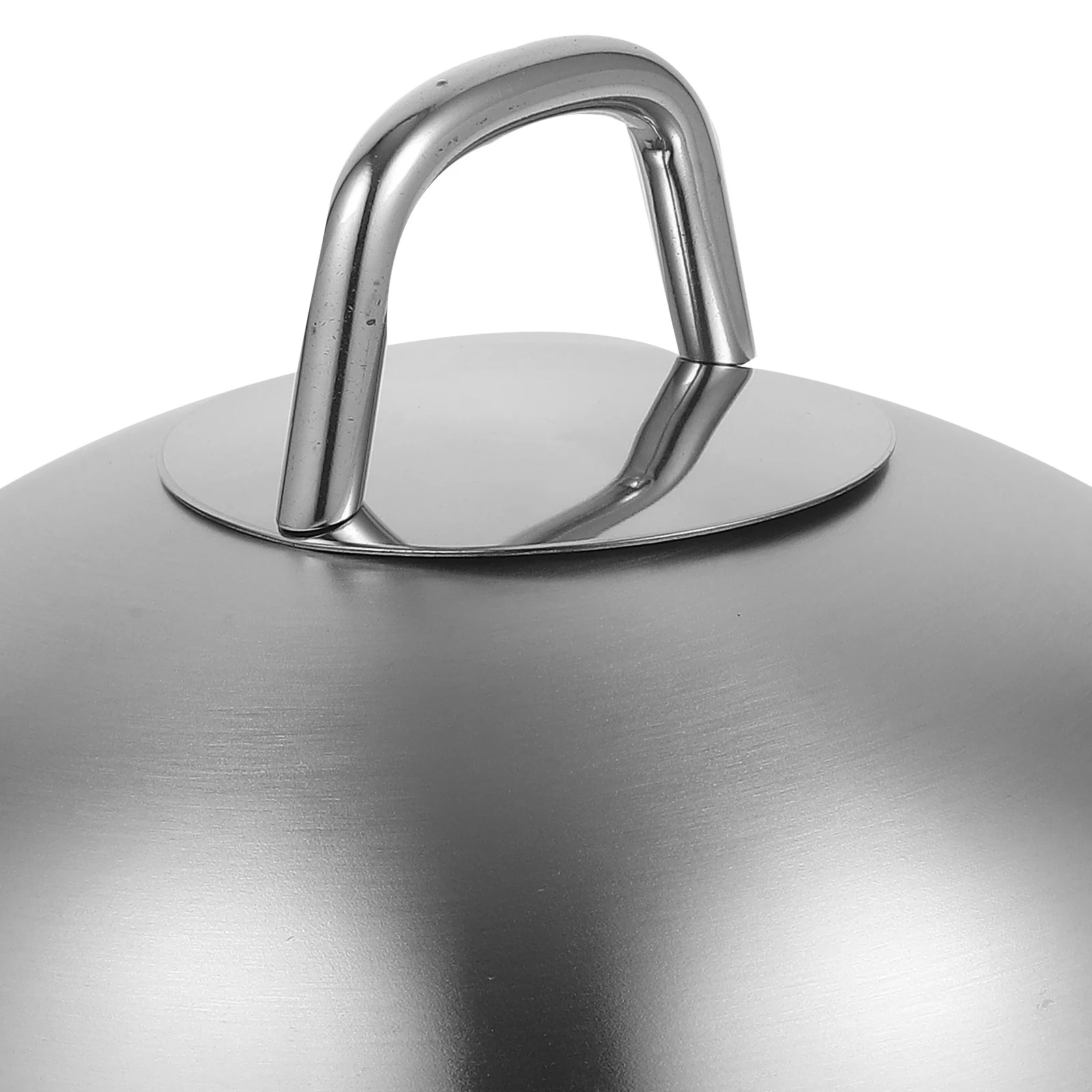 

1pc Stainless Steel Food Cover Oil-Proof Round Steak Lid For Kitchen Bbq Home Use Metal Dome Portable Plate Cover