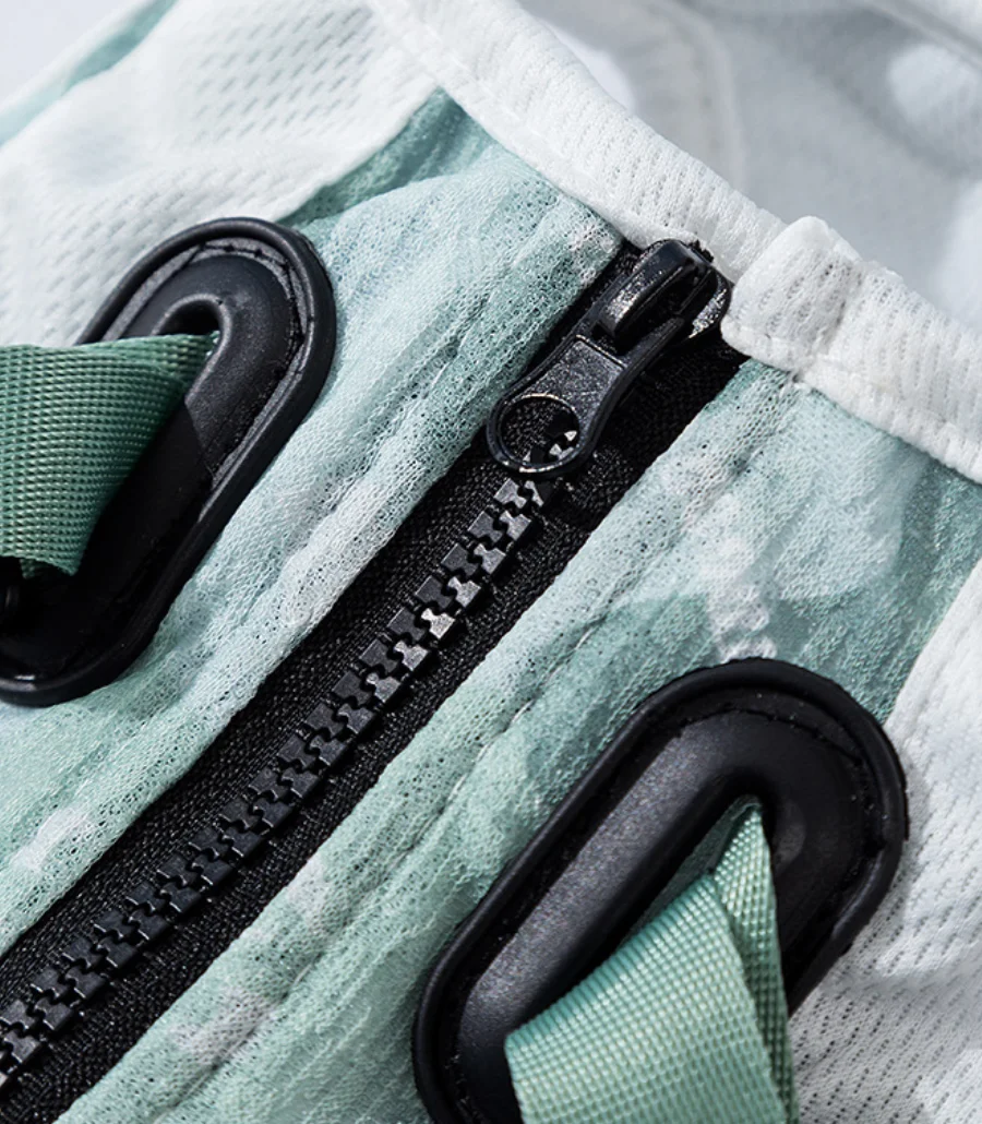 Preventie van zonnesteek voor huisdieren, koeling, tractie van mesh splitsen, stoere kleding, kleine en middelgrote hondenteddy, zomervest, hondenclo