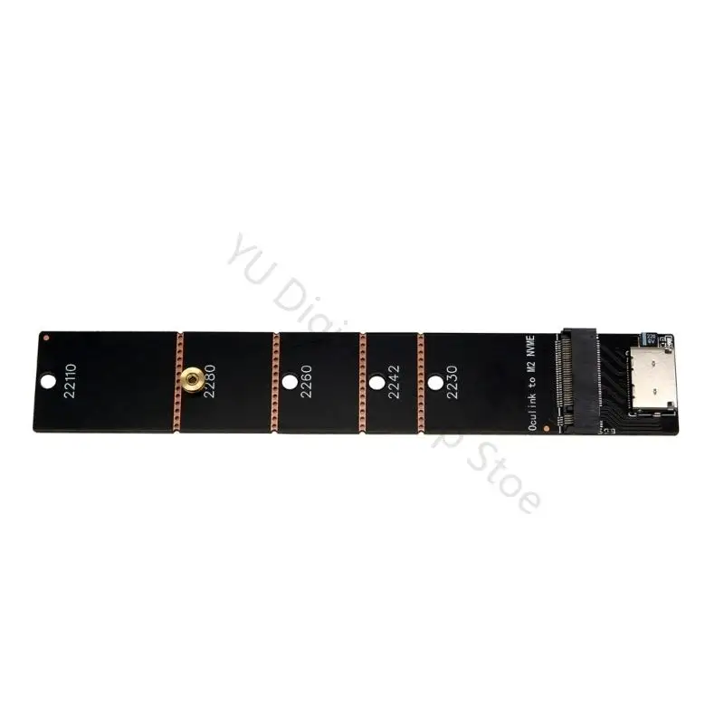 96BA PCIe Four Lane Board for M-Key Drive Mounting From SFF-8612 Side Adapter Board