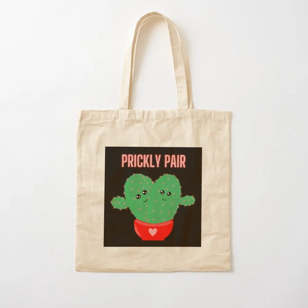 Prickly Pair, Cacti. Tote Bag woman shopping bag Handbags women