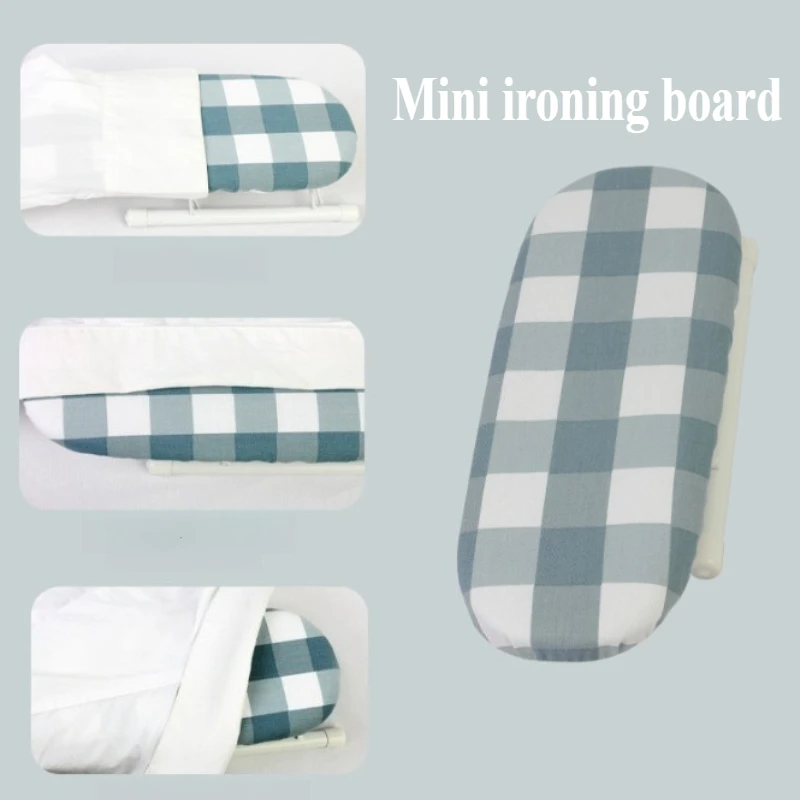 1pc Easy Storage Carrying Suitable for Shirt Sleeves Mini Ironing Board Foldable Storage Ironing Cuffs Collar Home Mobile Tool