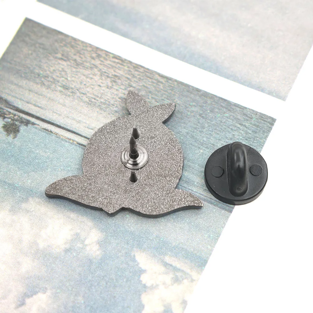 Retro-Brosche mit orangefarbenem Vogel, Sammlerstück, Emaille-Anstecker, Florida-Zitrus-Maskottchen, Metallabzeichen, niedliche Frucht-Reversnadeln, Kawaii-Schmuck, Geschenk – Detail 3
