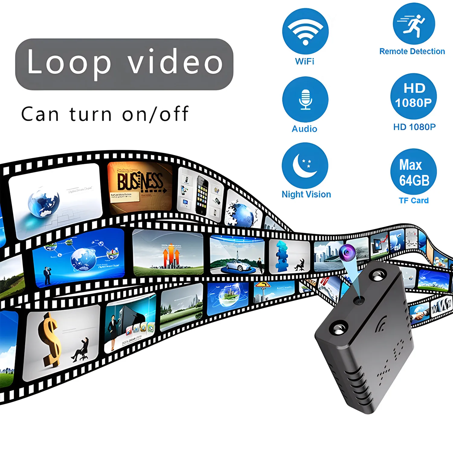 XD Mini Wifi Camera 1080P HD Voice APP Real-time Cam Wire Camera Anti-theft IP Camera Video Smart Home Security Indoor