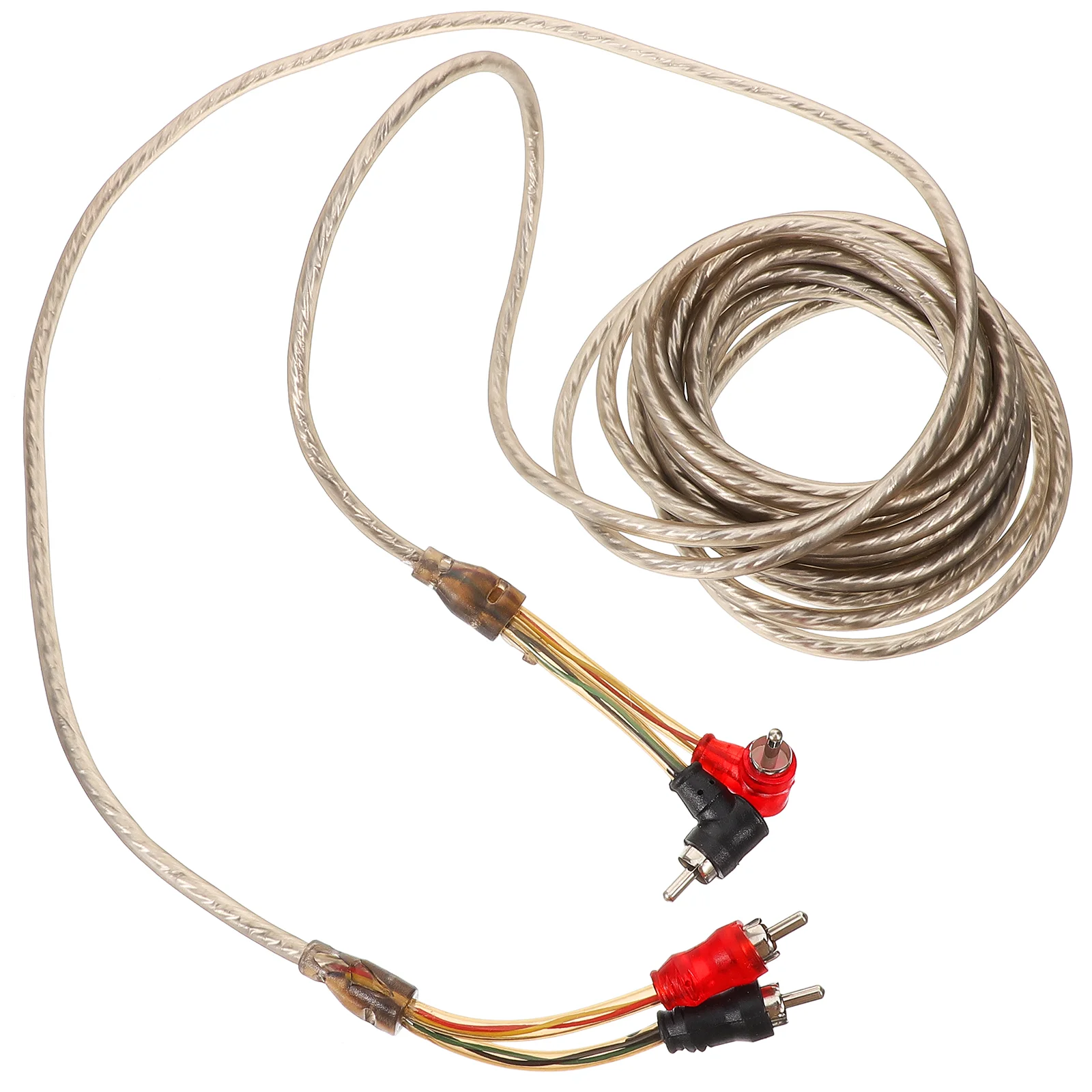 

Car Audio Cable Amp Amplifier Wire High Transmission Amplifier Cable Audio Speaker Cable (2RCA to 2RCA)