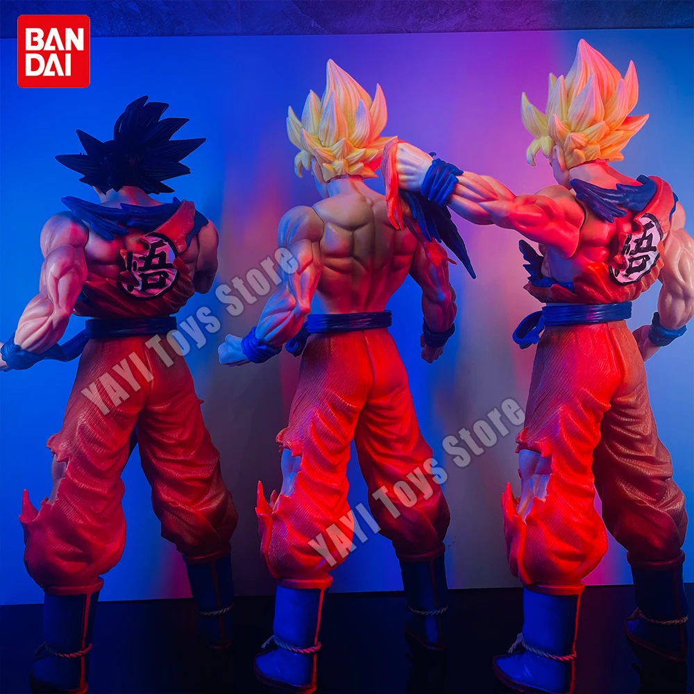 Heißer 35 cm Dragon Ball Z Son Goku Amin Figur GK Super Saiyajin Son Goku Action Figure PVC Vegeta Sammlung Statue modell Spielzeug