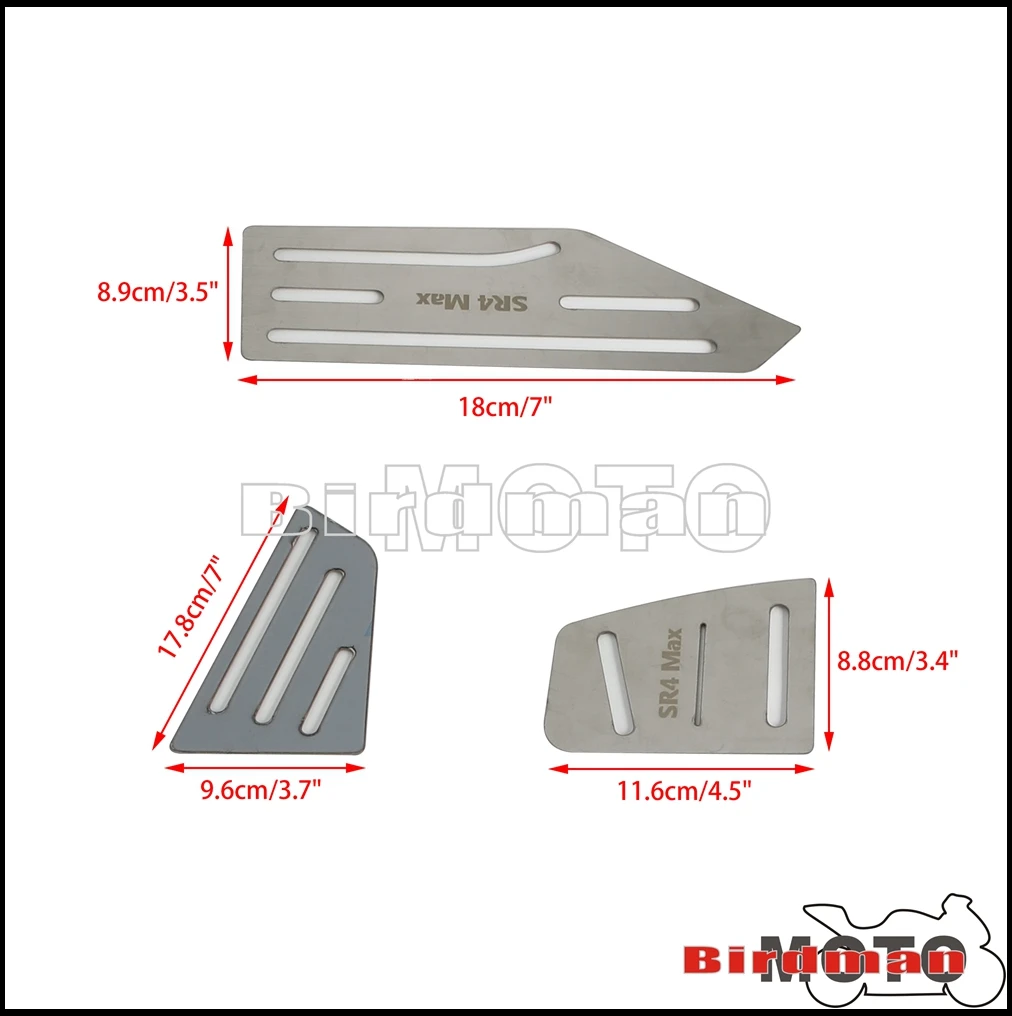 Motorcycle Foot Peg Rest Pedal Stainless Steel Footrest Foot Pedal Modification Accessories For VOGE 350 SR4MAX VOGE SR4 MAX 350