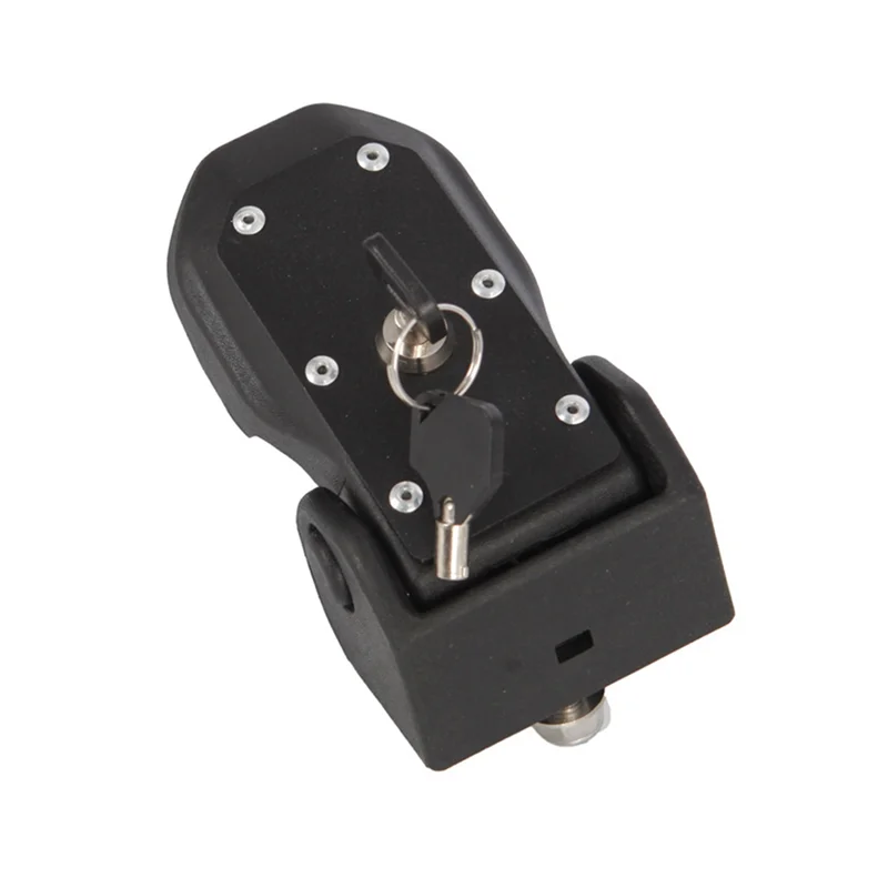 

1 Pair Locking Hood Catch Bonnet Latch With Key Kit Abs+Metal Durable And Anti-Rust For Wrangler Jl 18-20 MGO3