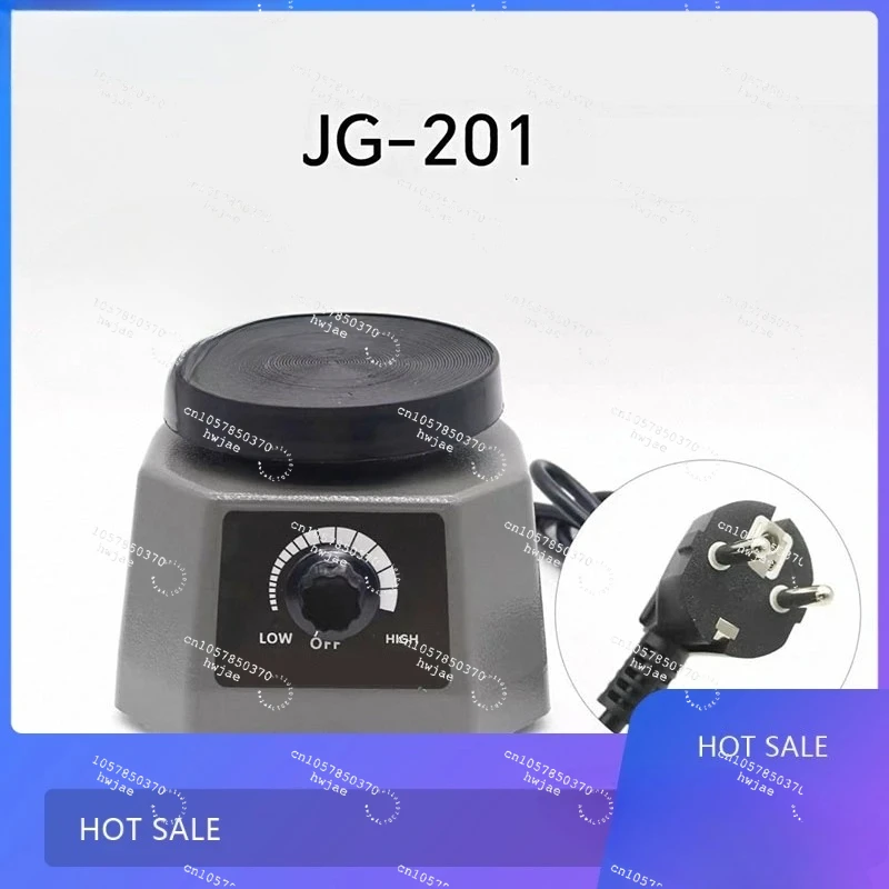0728 0981 Dental Plaster Vibrator 4'' Round Small Gypsum Variable Intensity Shaker Oscillator Dental Lab Equipment