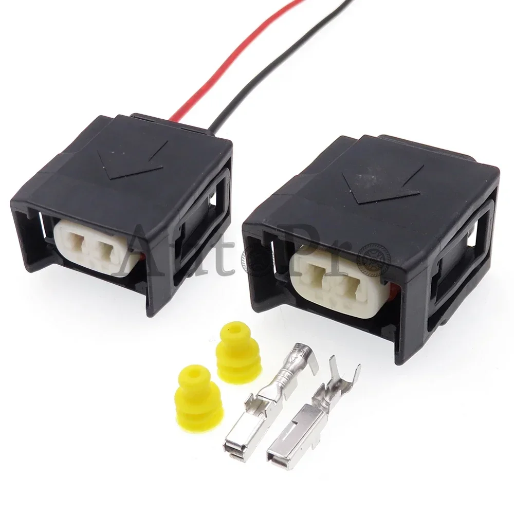 

1 Set 2 Way 12747 7287-1495-30 90980-12747 AC Assembly Auto Diesel Injector Plug Sealed Fuel Pump Electrical Socket For Toyota