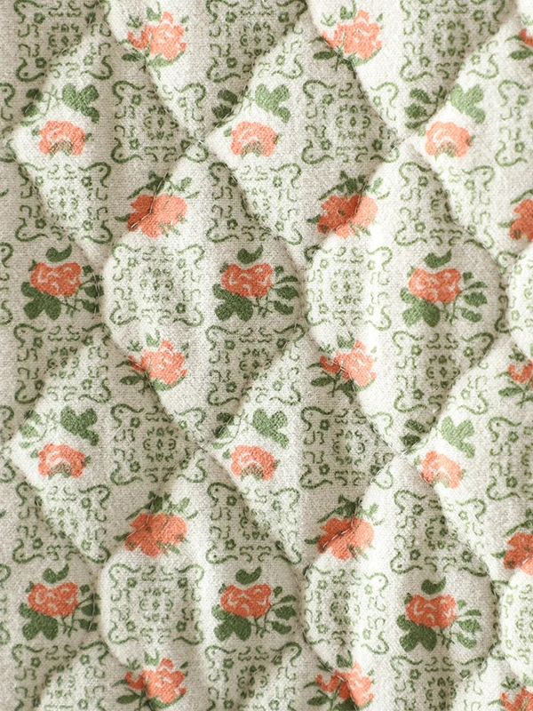 Macio floral impressão solta ajuste redondo ne feminino algodão jaet doce suave sle longo sve casacos térmicos para plus size