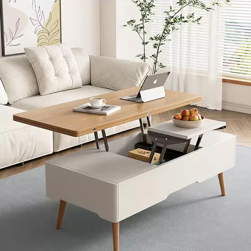 

Storage Nordic Coffee Table Trau Modern Organizer Mobile Living Coffee Table Small Minimalist Stoliki Do Kawy Home Furniture