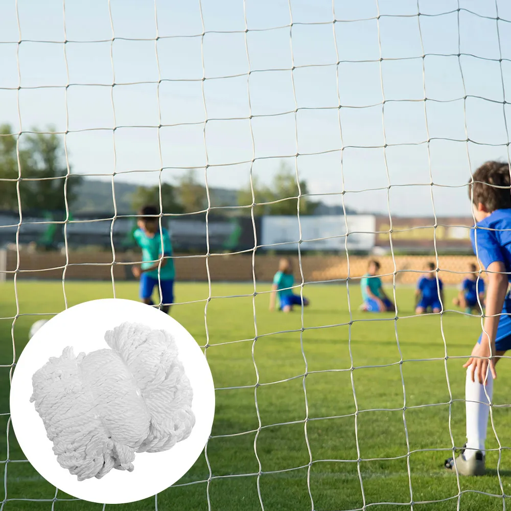 

Training Replacement Football Net Polypropylene Mesh Full Size Soccer Goal Net Post Mesh Easy Setup Junior Sports Practice Net