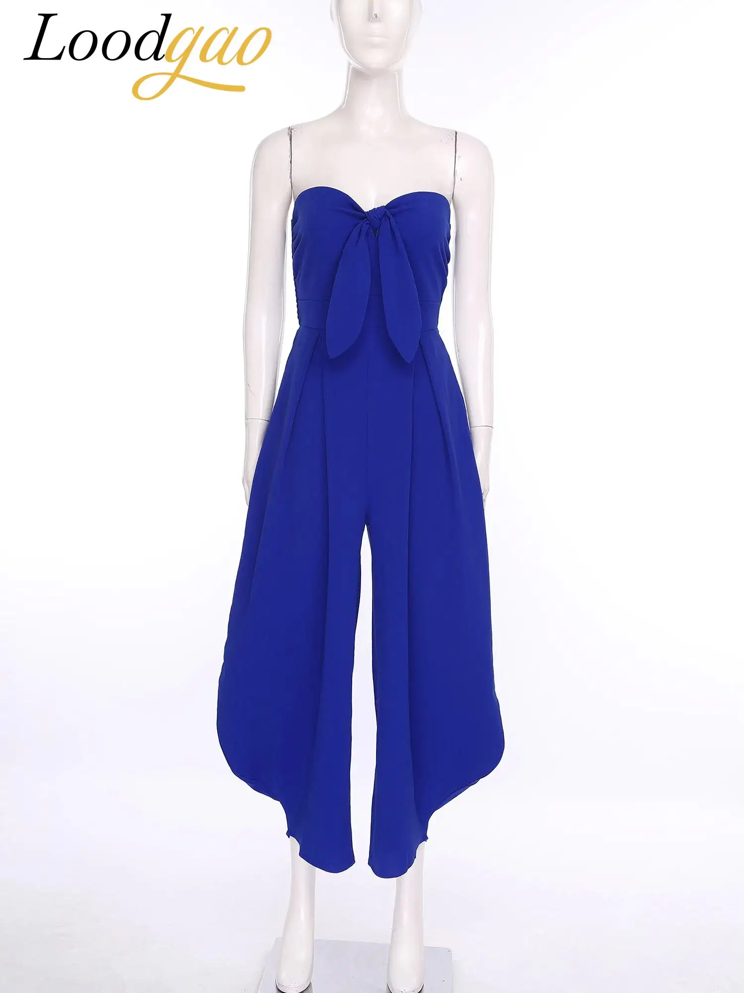 

Женский элегантный комбинезон, цельный комбинезон без бретелек, сексуальный комбинезон для свадебной вечеринки, вечера, женская одежда, летние наряды на день рождения