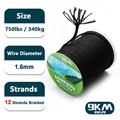 Black 750lbs 1.6mm