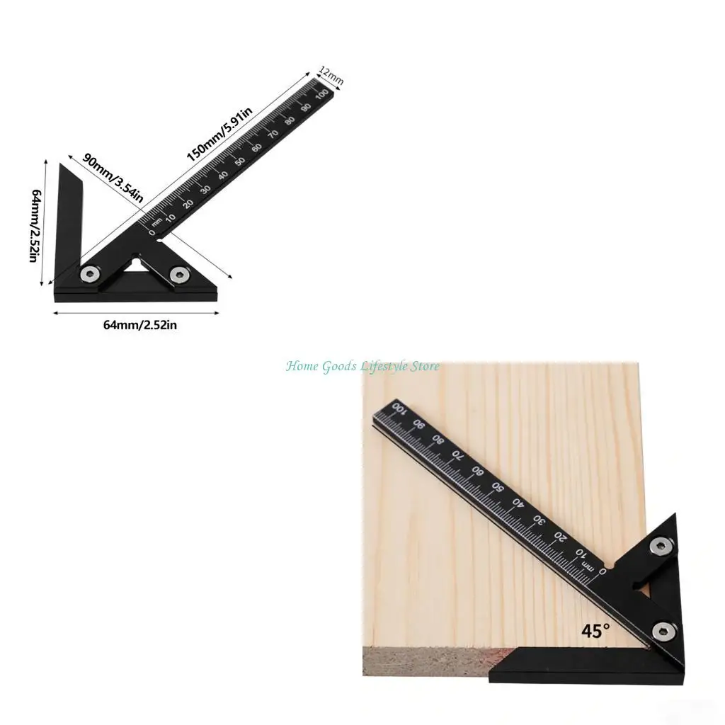 

E74E Sturdy Aluminum Measuring Tool With Clear British Marking For Accurate Work