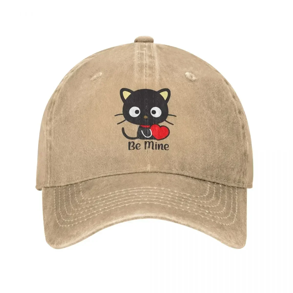 New Chococat Sweet Valentine Denim Baseball Cap Choco cat Will You Be Mine Camping Hip Hop Dad Hats Spring Female Male Snapback