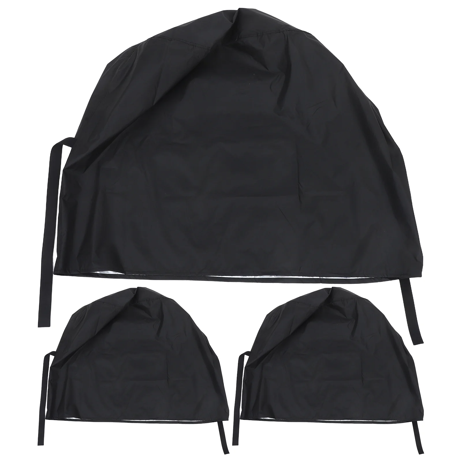 

3Pcs Water Bucket Protective Cover 210D Oxford Cloth Dustproof Rain Snow Shield Adjustable Drawstring Outdoor Drum Cover for 55